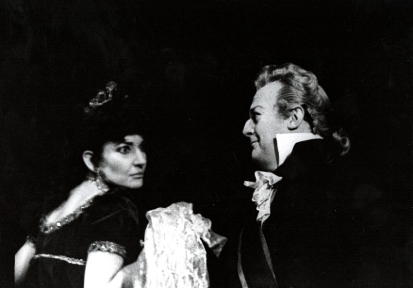 Tito Gobbi and Maria Callas in Puccini’s Tosca