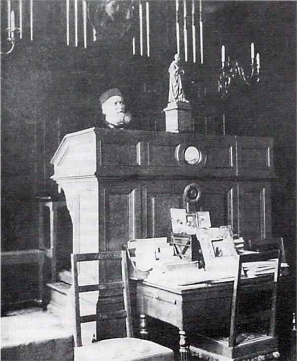 Charles Gounod playing his organ
