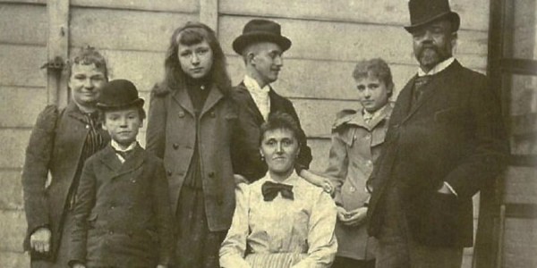 Dvořák and his family