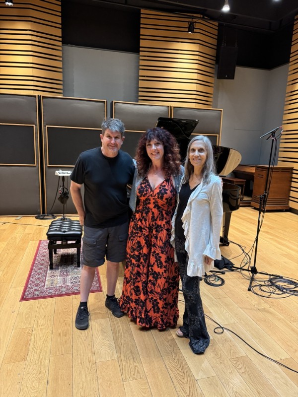 Cheryl Duvall and Linda Catlin's recording session