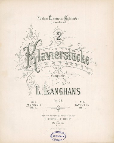 Louise Japha's sheet music cover