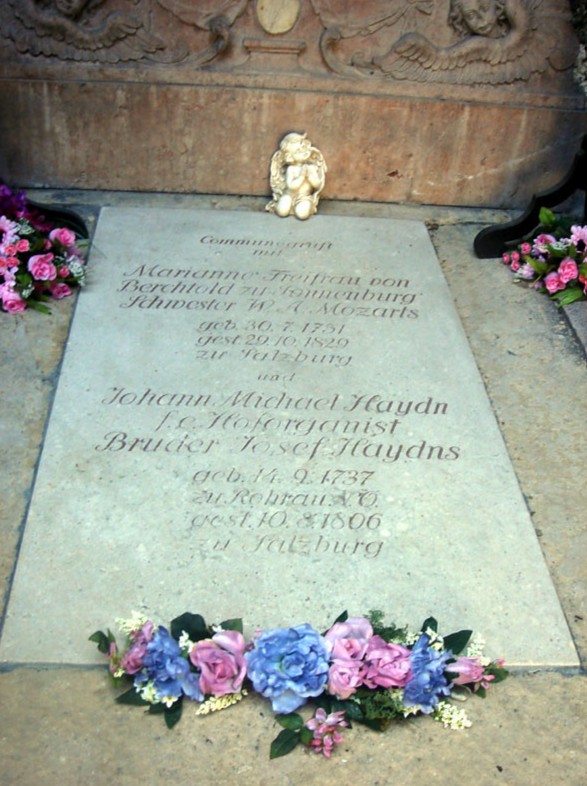 Grave of Nannerl Mozart and Michael Haydn