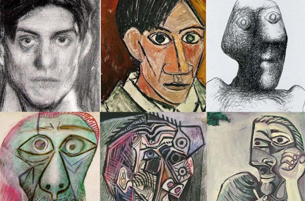 Self portraits of Pablo Picasso