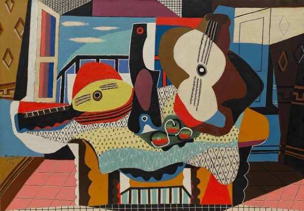 Pablo Picasso: Mandolin and Guitar