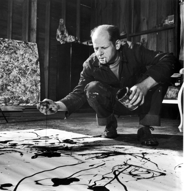 Pollock at work (Photo by Martha Holmes)