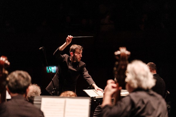 The conductor Konstantinos Terzakis, 2025 (Greek National Opera) (photo by Giannis Antonoglou)