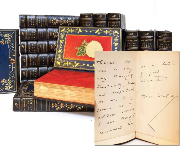 Oscar Wilde's autograph edition