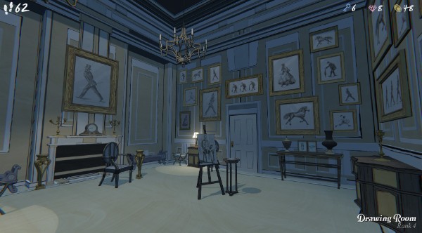 Blue Prince drawing room