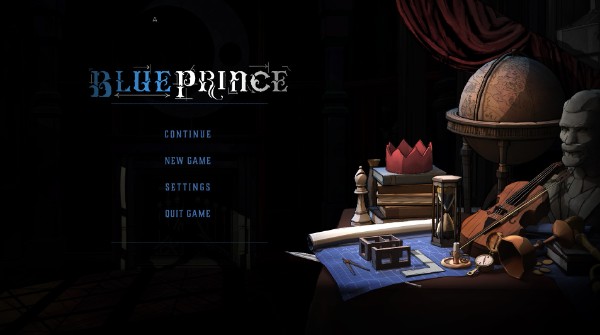 Blue Prince menu