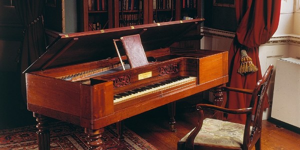 Elgar’s piano (credit The Cobbe Collection)