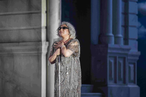 Act I: La Cieca (Anita Rachvelishvili), 2025 (photo by A. Simopoulos) (Greek National Opera)