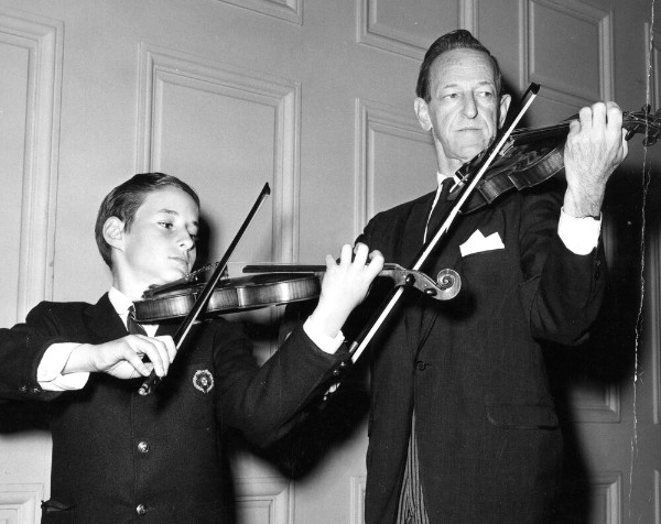 George Zazofsky and his son Peter