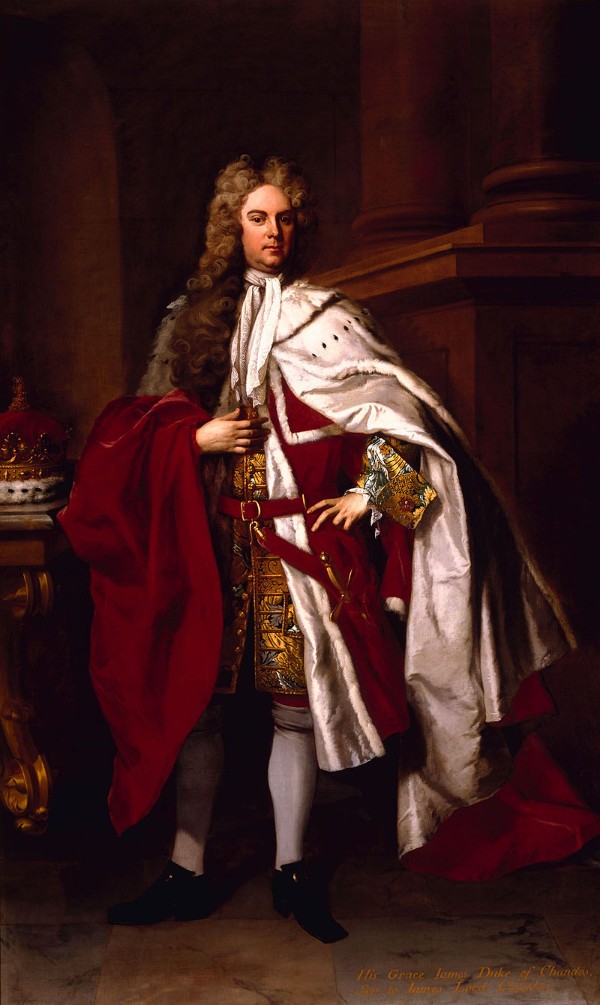 Michael Dahl: Portrait of James Brydges, 1st Duke of Chandos, ca 1719