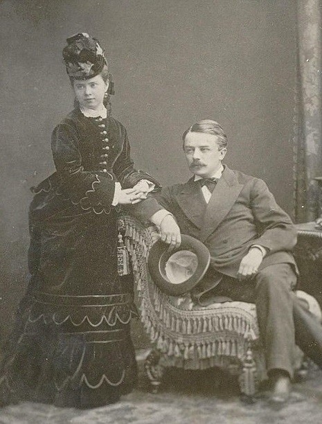 Nikolay Tchaikovsky and his wife Olga