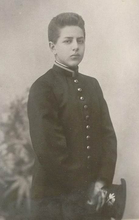 Georgy Tchaikovsky as an army cadet