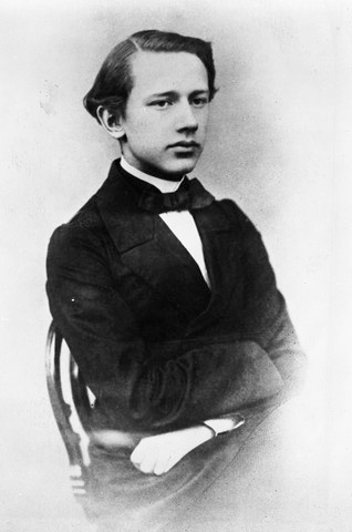 The young Pyotr Ilyich Tchaikovsky in 1863