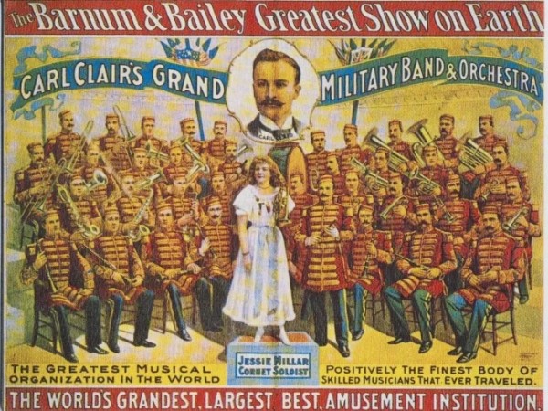 The Barnum & Bailey Circus with Carl Clair’s Grand Military Band and Orchestra