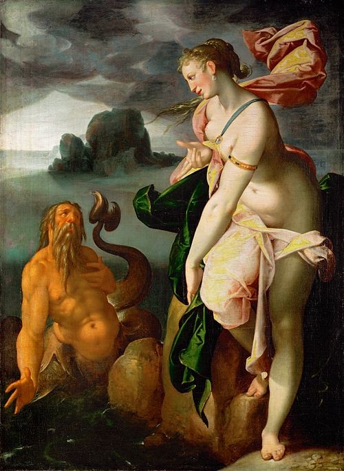 Bartholomeus Spranger: Glaucus and Scylla, 1580–1582 (Kunsthistorisches Museum)