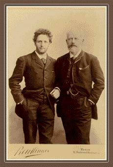 Anatoliy Brandukov and Pyotr Ilyich Tchaikovsky