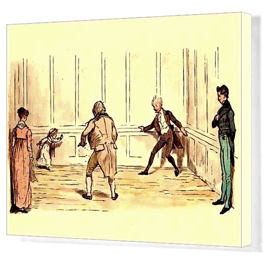 Randolph Caldecott: Puss in the Corner, 1885 (from Curmudgeons Christmas)