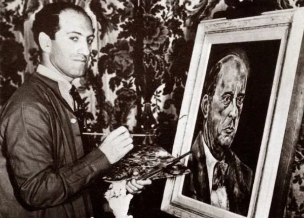 George Gershwin painting Arnold Schoenberg
