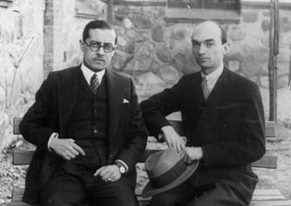 Manuel Blancafort and Mompou, 1922 (Fons Manuel Blancafort (Biblioteca de Catalunya)