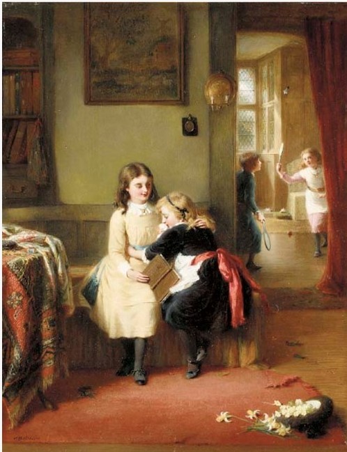 George Bernard O’Neill: Sympathy, 1888