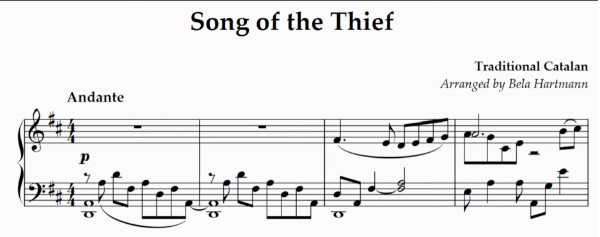 Song of the Thief by Béla Hartmann