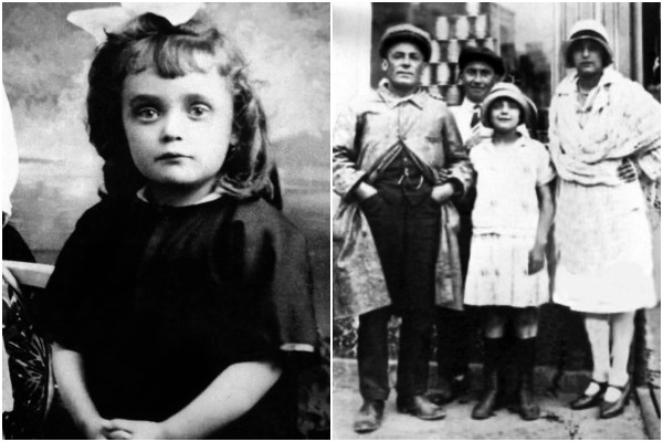 Édith Piaf and her parents