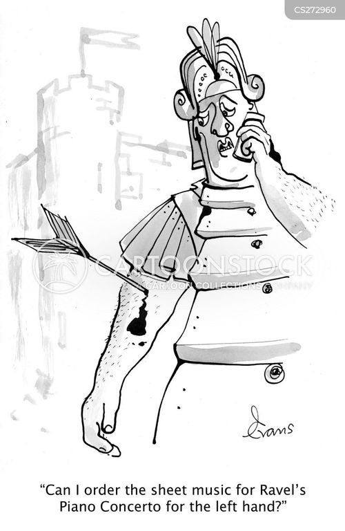 Ravel Concerto for the left hand music joke