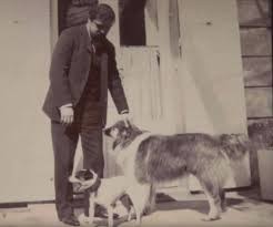 Claude Debussy with his dogs Boy and Xanto