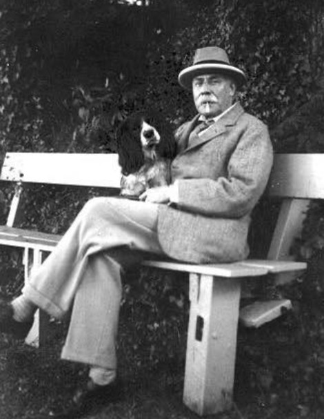 Edward Elgar with his dog Marco