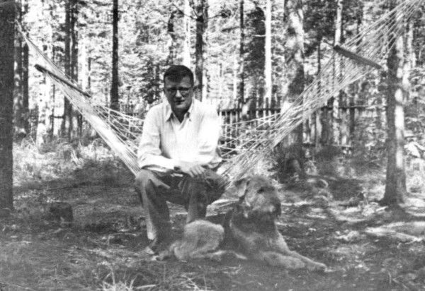 Shostakovich with his dog Tomka