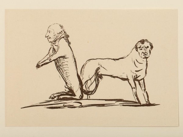 E.T.A. Hoffmann's satirical drawing