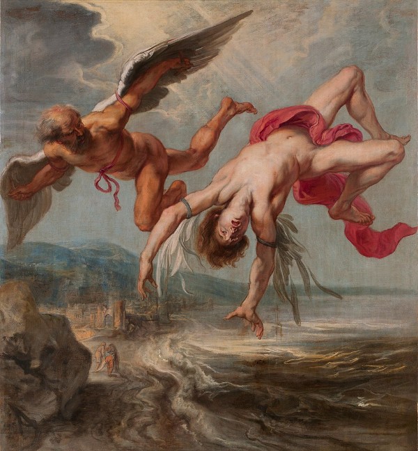 Jacob Peter Gowy: The Fall of Icarus (after Peter Paul Rubens), ca 1635 (Museo del Prado)