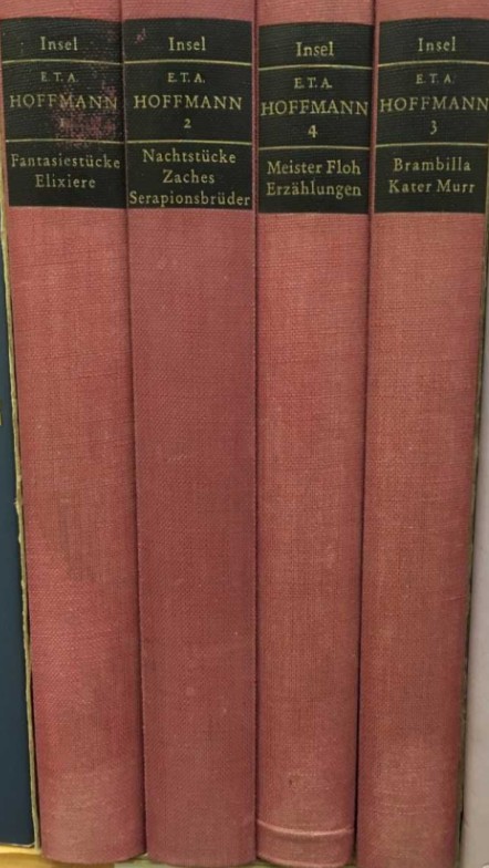 E.T.A. Hoffmann's 4 volume set