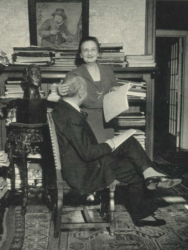 Serge Koussevitzky and his wife Natalie