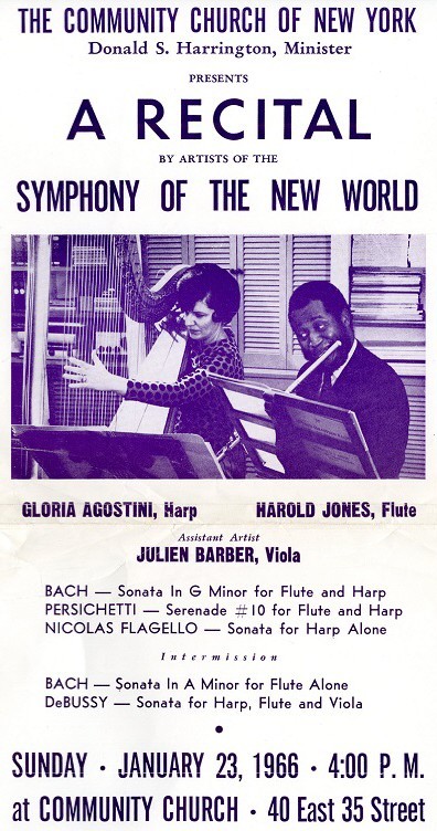 Symphony of the New World poster