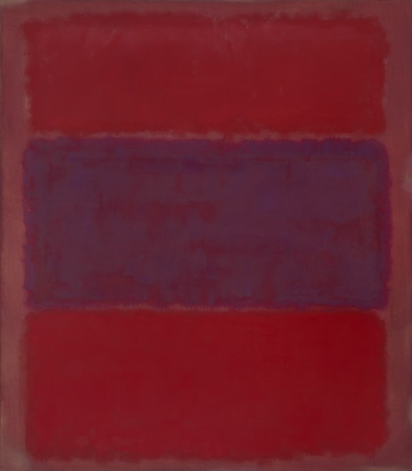 Rothko: No. 301 (Reds and Violet over Red/Red and Blue over Red) [Red and Blue over Red], 1959 (The Museum of Contemporary Art, Los Angeles, The Panza Collection)