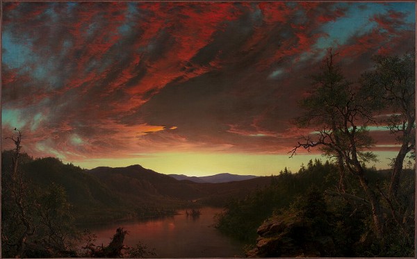 Frederick Edwin Church: Twilight in the Wilderness, 1860 (Cleveland Museum of Art)