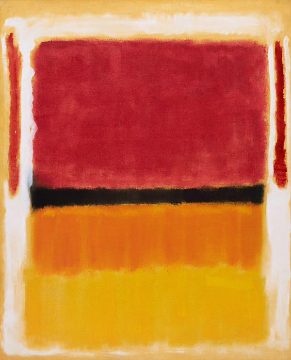 Rothko: Violet, Black, Orange, Yellow on White and Red, 1949 (New York: Guggenheim Museum)
