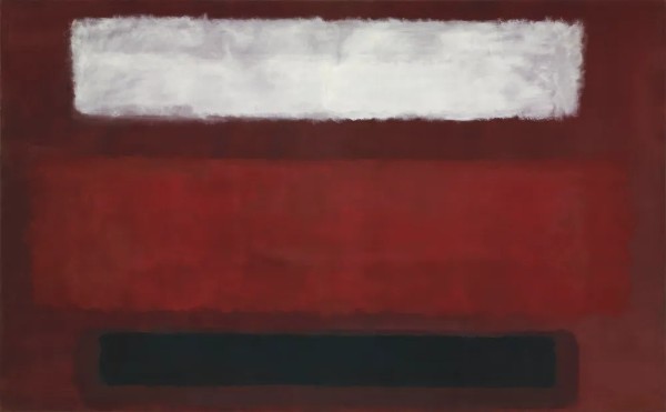 Rothko: No. 9 (White and Black on Wine), 1958 (Potomac, MD: Glenstone Museum)