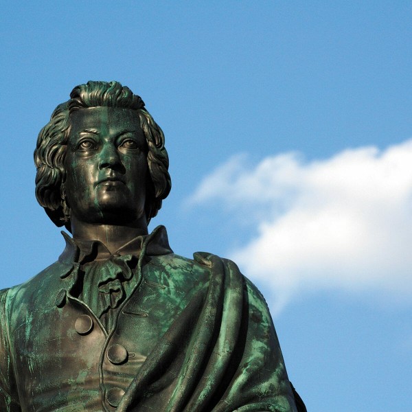 Statue of Mozart in Salzburg