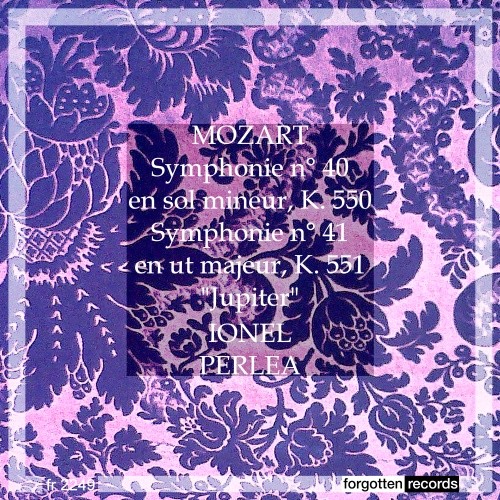 Mozart-Symphonies n° 40 et 41 "Jupiter"-Ionel Perlea album cover