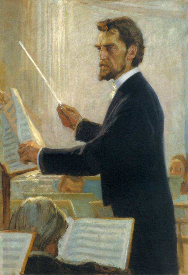 Portrait of Robert Kajanus by Albert Edelfelt, 1905