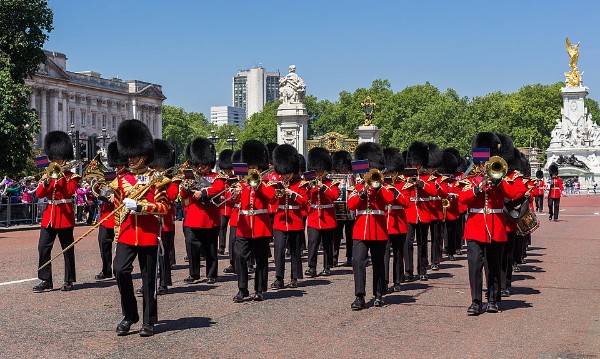 The Band of the Welsh Guards of the British Army (photo by Diliff)