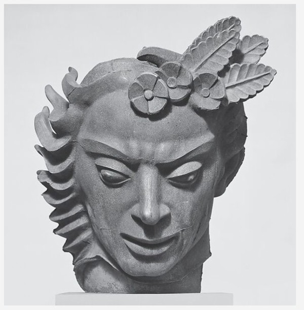 Carl Milles: Head of Orpheus, 1934 (Metropolitan Museum)