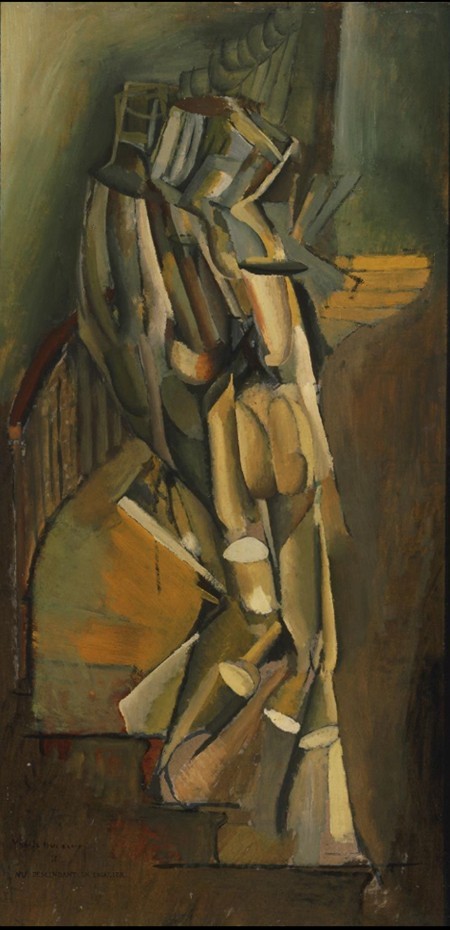 Marcel Duchamp: Nu descendant un escalier n° 1, 1911 (Philadelphia Museum of Art)