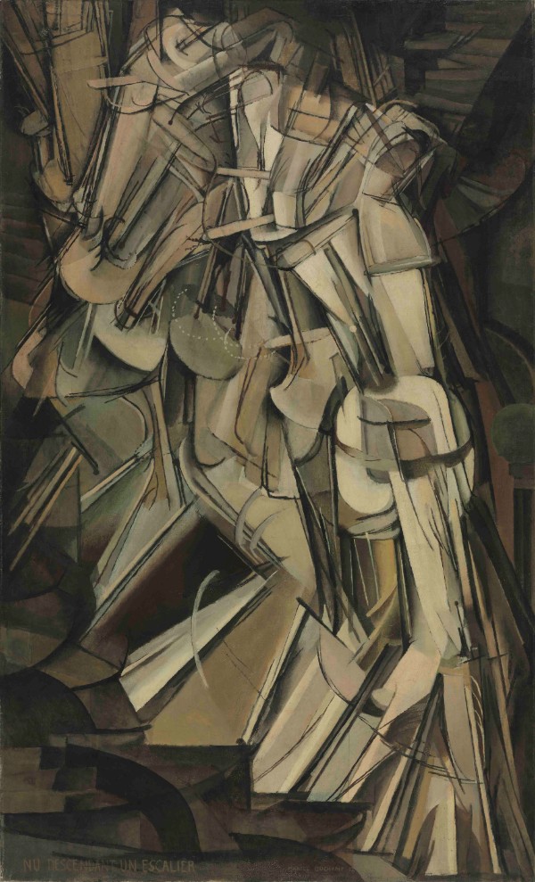 Marcel Duchamp: Nu descendant un escalier n° 2, 1912 (Philadelphia Museum of Art)