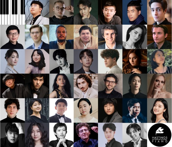 Hastings International Piano Competition 2026 competitors
